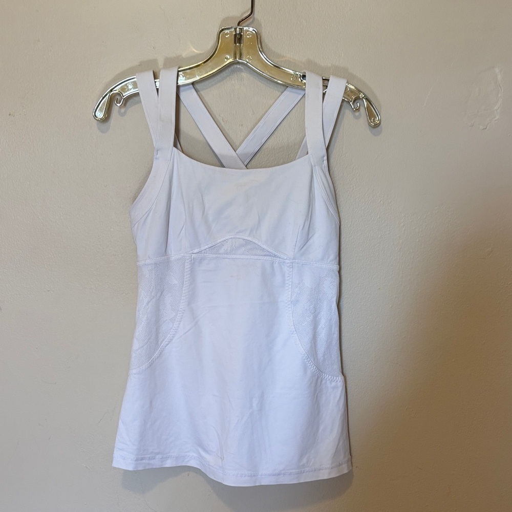 Lululemon Athletica White Camisole Top